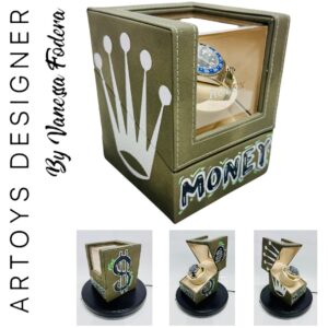 Artoys Designer by Vanessa Fodera – Art & Time – Time is Money – Édition Spéciale – Unique Exemplaire