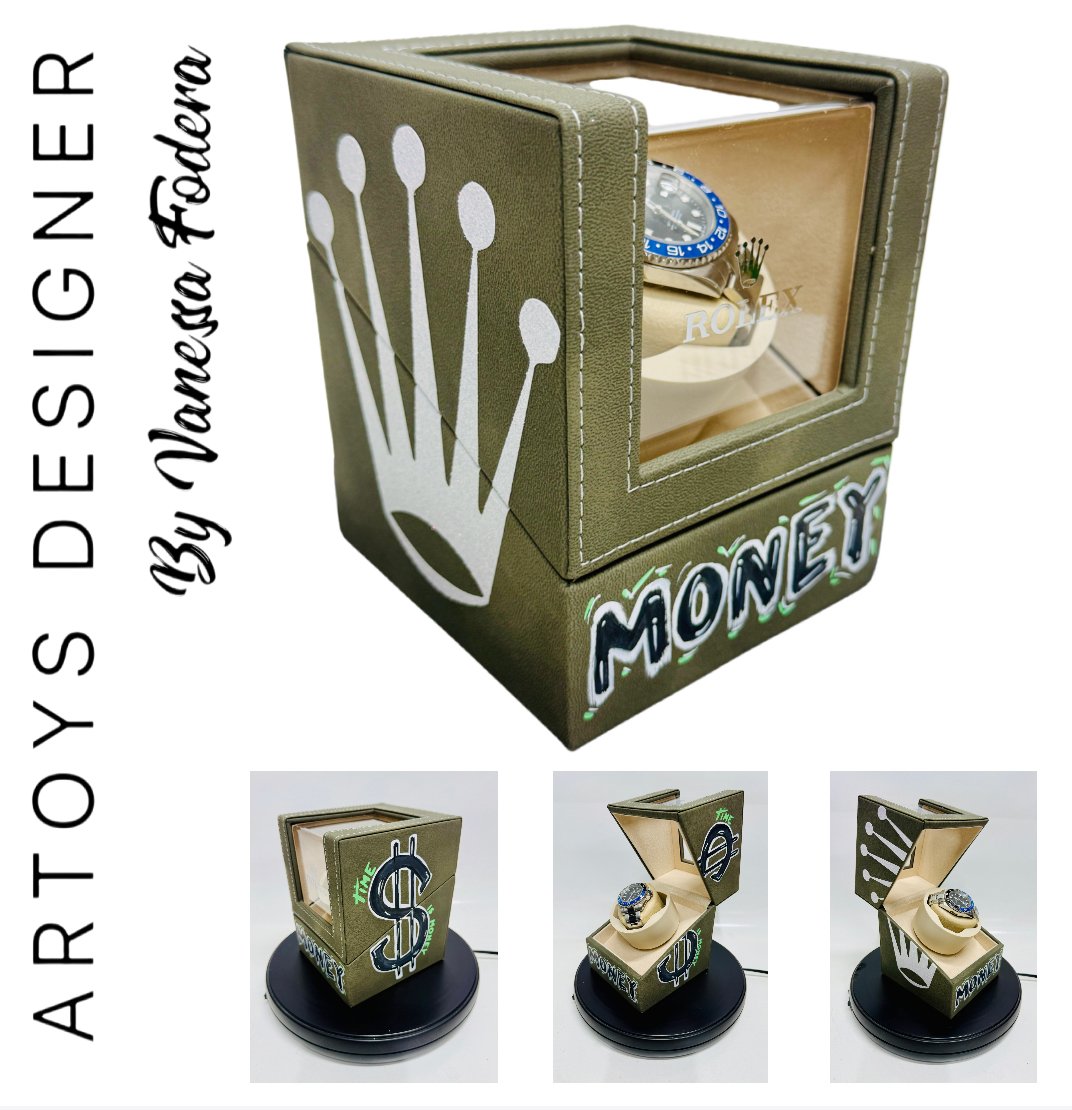 Artoys Designer by Vanessa Fodera – Art & Time – Time is Money – Édition Spéciale – Unique Exemplaire