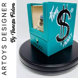 Artoys Designer by Vanessa Fodera – Art & Time – Time is Money – Édition Spéciale – Unique Exemplaire