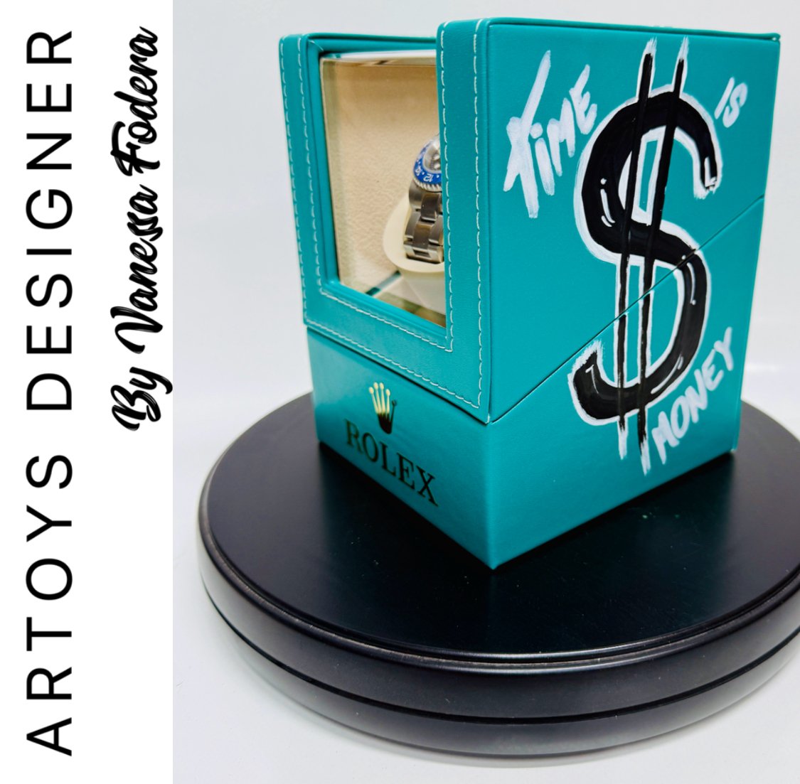 Artoys Designer by Vanessa Fodera – Art & Time – Time is Money – Édition Spéciale – Unique Exemplaire