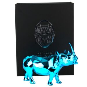 Richard Orlinski – Rhino Spirit – Édition Spéciale – Azur – (Édition Épuisée)