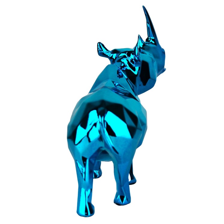 Richard Orlinski – Rhino Spirit – Édition Spéciale – Azur – (Édition Épuisée) – Image 9