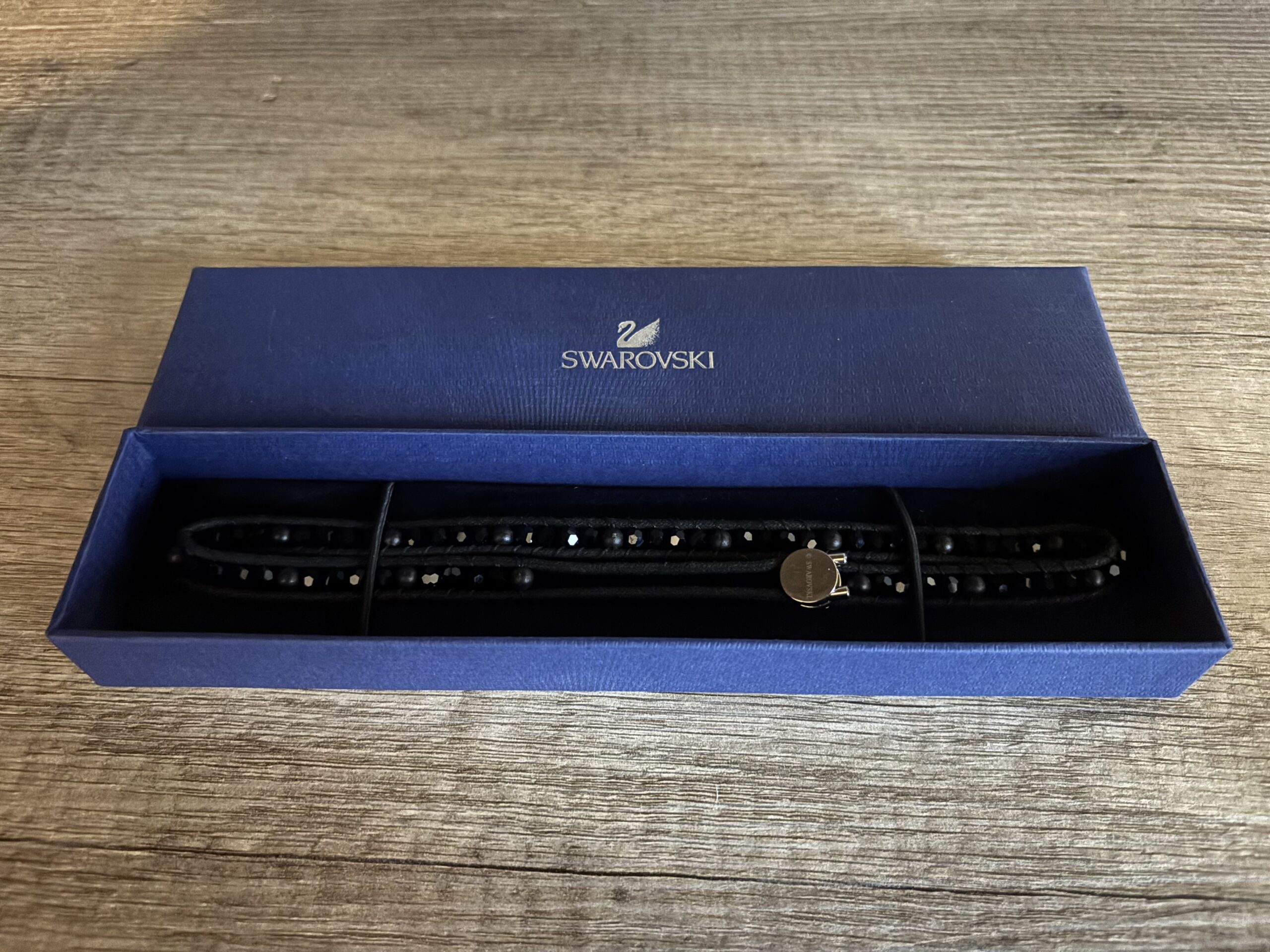 Swarovski – Bracelet Double Tour & Collier Ras-de-Cou – Cristaux Facettés – Image 5