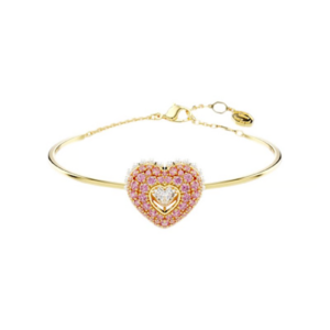 Swarovski – Heartbeat – Plaqué Or Jaune – Cristaux & Perles