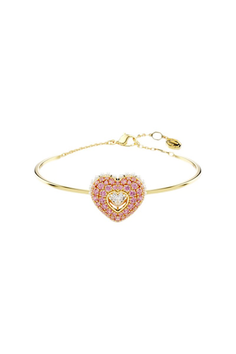 Swarovski – Heartbeat – Plaqué Or Jaune – Cristaux & Perles